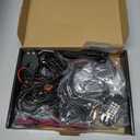 4Pods Aluminum RGBW LED Rock Lights Kit for ATV UTV 4 Wheeler Can-Am SXS RZR Side by Side Offroad Golf Cart with APP/RF Remote,Multicolor Metal Case Waterproof Bright Underglow Underbody Light 12V