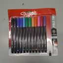Sharpie Felt Tip Pens, Fine Point Pens (0.4mm), Felt Tip Markers, Assorted Colors, 12 Count - Journaling, Art, Drawing, Markers