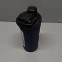 Glass Shaker Cup Odorless BPA Free Glass Shaker Bottle for Protein 26oz Durable Borosilicate Glass, Leak-Proof & BPA-Free Ideal for Creamy Protein Shakes, Smoothies & Workout Drinks (Navy Blue)