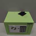 Yuanshikj Electronic Deluxe Digital Security Safe Box Key Keypad Lock Home Office Hotel Business Jewelry Gun Cash Use Storage money (LIGHT GREEN)