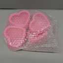 Wesiti 6 Pcs Small Heart Shaped Boxes with Window Valentine's Day Gift Boxes Plastic Storage Container for DIY Projects Presents Candy Jewelry Mother's Day Gifts (3.5 x 3 x 1.2 Inch,Pink)