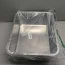 Kirecoo Stainless Steel Cat Litter Box - Metal High Sided Cat Pan, Large Stainless Steel Box, Indoor Litter Tray, Non Stick, No Smell, Easy to Clean, Pet Toilet Supplies for Kitten, Kitty, Rabbit (17.52" L x 13.58" W x 5.9" H)