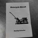 Nilight Motorcycle Lift Jack 1500 LBS Hydraulic Lifts ATV Scissor Jacks with Wheel Foot Pedal Handle Ratchet Belt Heavy Duty Lifter Stand Hoist Table for Dirt Bike Garage Storage Repair Tool,Orange