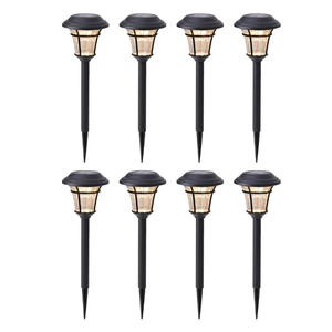 MAGGIFT 8 Pack Outdoor Solar Lights - Waterproof, Solar Pathway & Garden Lights for Yard & Patio, Solar Powered for Driveway