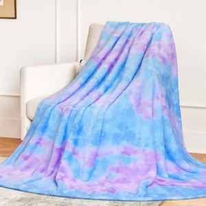 MUGD Blankets Fuzzy Soft Fleece Throw Blanket Cozy Soft Warm Throw Blanket for Bed Throw 50"x70"