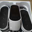 Under Desk Elliptical Machine, Electric Elliptical While Sitting for Seniors with 10 Adjustable,Pedal Exerciser,Exercise Equipment for Home (White)