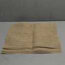 Placemats Set of 6, Vinyl Woven Placemats Place Mats Indoor Washable Table Mats Non-Slip Place mats for Dining Table (Beige, Set of 6)