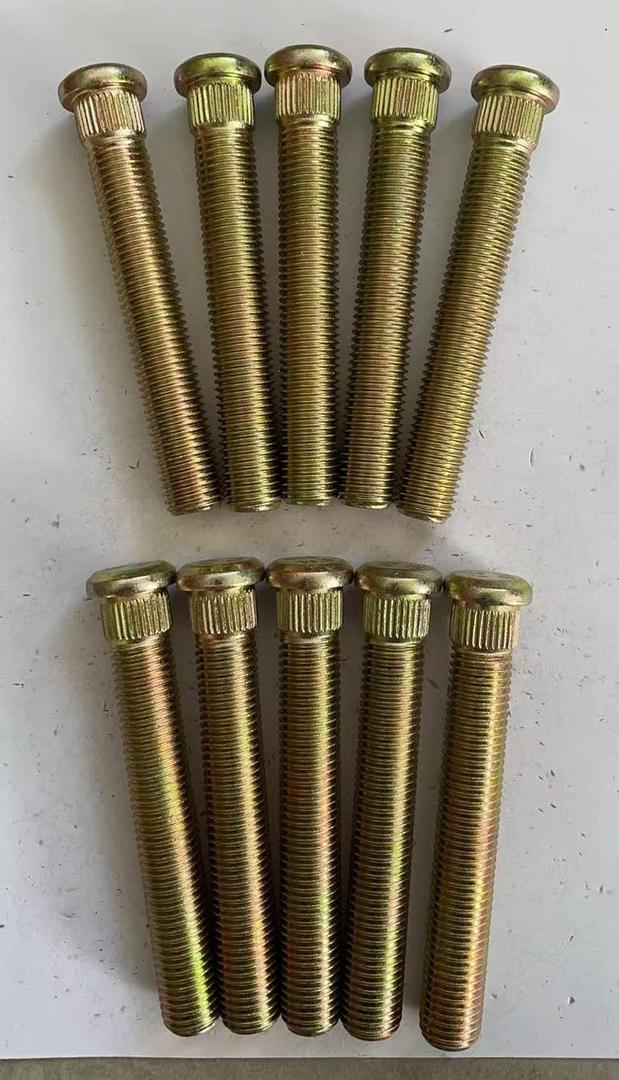 10pcs Extended Wheel Stud 1007713 M12x1.5 3.25 in. Length Replacement for GM Chevrolet Camaro Corvette, Ford Fusion Escape Foucs Fiesta Transit Connect Courier