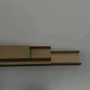 uxcell 4pcs Aluminum Alloy Cabinet Edge Protectors, 18" Slip On Drawer Protector Edge Guard for 13/16" Thick Kitchen Cabinets Frame, Bronze