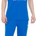 adidas India Cricket T20 Fan Jersey (Large, Dark Blue / True Orange)