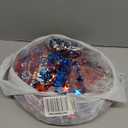 200 Pcs 4th of July Beads Necklaces Bulk, Red Blue Silver Patriotic Beaded Necklaces Parade Necklaces For Independence Day, 4th of July Decoration, Veteran Day Decoration