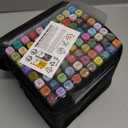 Zmcik 80 Colors Alcohol Markers Art Markers for Kids and Adult Drawing Marker Dual Tip Coloring Painting Perfect for Boys Girls Students Gift