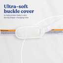 Graco Premium Contoured Baby Changing Pad
GREENGUARD Gold Certified, Water-Resistant, Ultra-Soft Buckle Cover, Fits Most Standard Changing Toppers, Non-Skid Bottom