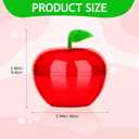 20pcs large Apple Shaped Plastic Candy Boxes  Fruit Shape Packaging Containers for graduation seasonChristmas, Wedding, Teacher Gifts, Party Favors, Treat Boxes for Holiday and Events (20)
