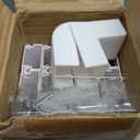 Delamu Cord Hider, 157in Wire Covers for Cords on Wall, Premium Cable Hider Cord Covers for Wires, Cable Management Wire Hiders for TV, Cable Raceway Kit, W0.95 H0.55in, White