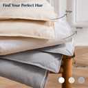 Pacific Coast Lightweight Goose Feather Down Fiber Comforters King Size, Summer Duvet Insert, Ultra Soft, Breathable, Hotel Luxury Bedding Comforter with 8 Tabs, Light Grey, 106 x 90 inches