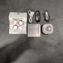 Protector Compatible for Oura Ring 4/Gen 4 Ceramic/Gen 3 Cover,Silicone Anti-Scratch Elastic Ring Finger Case Woking Out Gym for Women Men- Black+Clear+Pink-M for 8/9/10/11