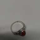 Carnelian Ring 925 Sterling Silver Statement Ring For Women - Size 7 - Stone Gemstone Christmas Gifts Ring Jewelry