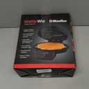 Mueller Heart 5 Waffle Maker, Waffle Iron, Adjustable Browning Control & Nonstick, Cool Touch Handle, Easy to Clean, Small Kitchen Appliances