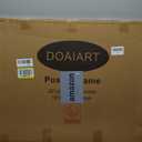 DOAI ART 22x28 Poster Frame Black without Mat or 18x24 with Mat - Polished Plexiglass for Wall Vertically or Horizontally Display - Wall Mounting Hardware Included