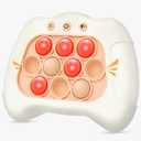 Handheld Game Sensory Fidget Toys for Kids Age 6-12, Birthday Gifts for 3 4 5 6 7 8 9 Year Old Boys & Girls & Teens-White