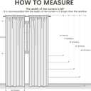 youleyar Solid Sheer Rod Pocket Curtain Voile Draperies 2 Panels White Beige Black Grey Coffee 60 Inch Width 96 Inch Long 1 Pair for Kitchen Bedroom Children Living Room Yard(Black,60W96L)