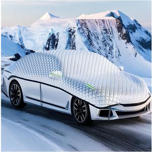 Car Windshield Snow Cover, 7-Layer Thickened Windproof Waterproof Windscreen Snow LCE Frost Protection, Automotive Exterior Windshield Ice Cover, Universal for Vehicles (66.9  19.7'')