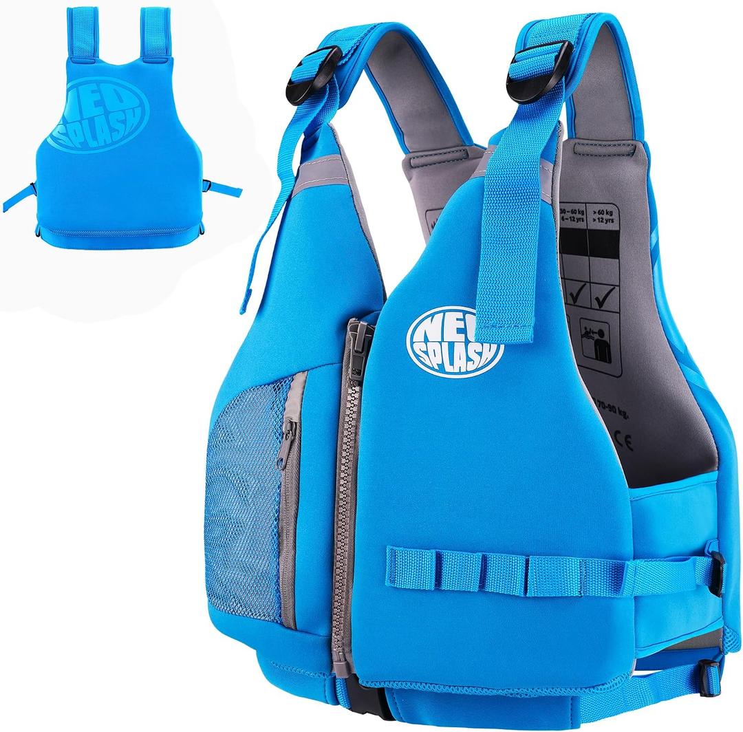 Swim Vest with Adjustable Safety Straps for Adults, Large