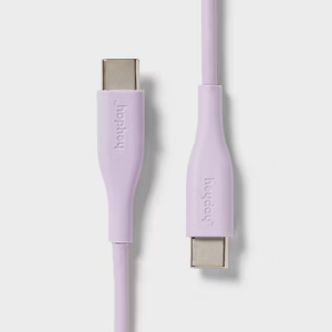 3' USB-C to USB-C Cable - Pastel Lavender