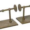 Cyan Design Archer Bookend in an Iron Material with a Rustic Finish