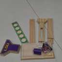 Wild Sports NCAA Wooden Ring Swing Battle - Head-to-Head Ring Toss Hook & Ring Game for College Football Fans