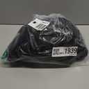 Obstal 8ft Stretch Spandex Table Cover for Standard Folding Tables - 2 Pack Universal Rectangular Fitted Tablecloth Protector for Wedding, Banquet and Party, Black