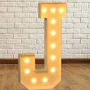 Imprsv Marquee Light Up Number,Marquee Numbers 4FT "JR"