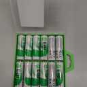 EBL Solar AA Battery Rechargeable Batteries for Outdoor Solar Lights, 1300mAh NIMH Pre-Charged 1.2V Recharge up to 1200x Times for Garden Landscaping String Lights, Pack of 12