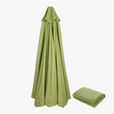 Replacement Umbrella Canopy for 10ft 6 Rib Patio Umbrella Fabric Replacement Outdoor Market Umbrella Top (Canopy Only)(Tan)