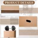 Fullhawl 6 Pack Large Moving Boxes with Handles 18 x 18 x 28 Inches Kitchen Corrugated Moving Boxes Double Wall Heavy Duty Cardboard Packing Box for Packing Shipping Mailing Garage Storage