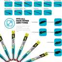 Invisible Glass Silicone Fortis Hybrid Wiper Blade 26"