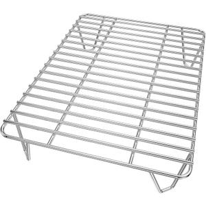 GRISUN Warming Rack for Green Mountain Grill Davy Crockett Pellet Grill, Upper Rack Replacement for GMG-6016, Grill Rack Addition for Doubled Cooking Space (14" x 10" x 3.5")