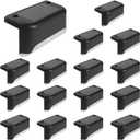 Outdoor Waterproof 16 Pcs Solar Fence Lights, Led Deck Lights, 3.11.81, Pp/Pc Material, Amorphous Silicon Solar Panels, for Railings and Stairs, Black, Colorful Light