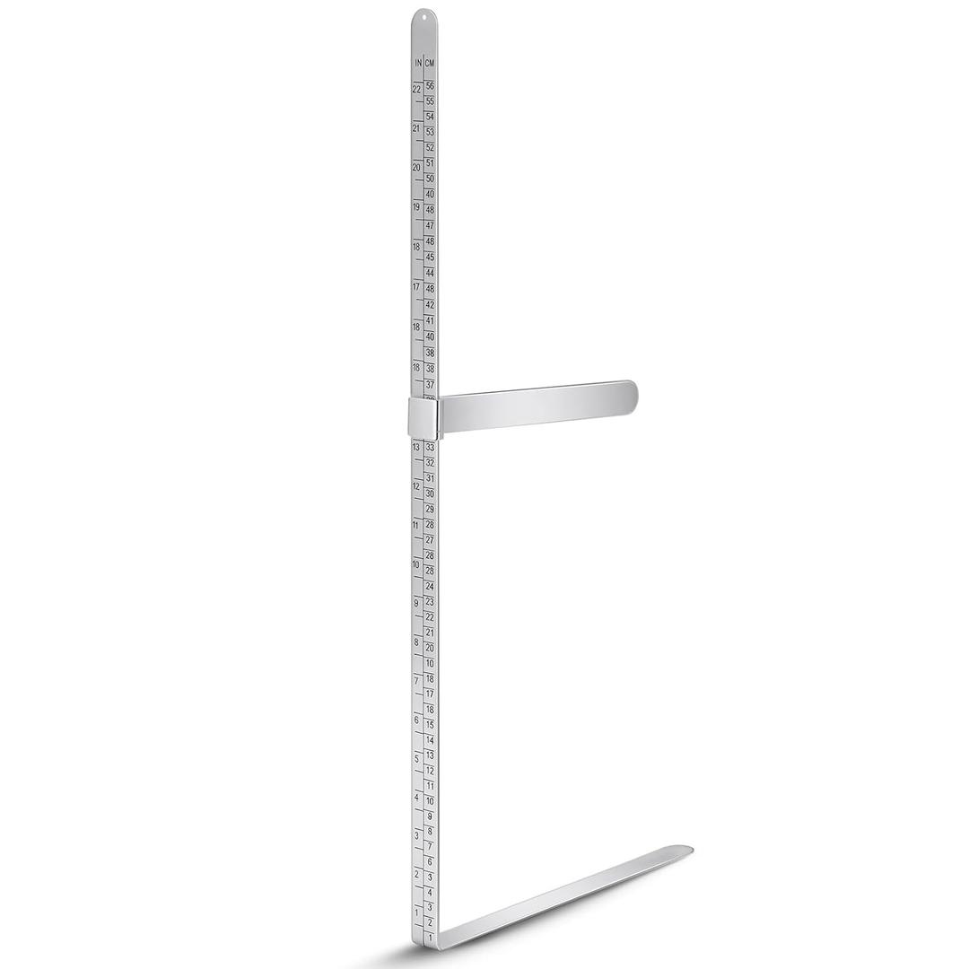 22 Inch/ 56 cm X-Ray Caliper Ruler Stainless Steel X-Ray Body Caliper, Centimeter and Inch Measurements for Body Measurements Quickly Confirm Radiation Dose and Reduce Patient Exposure Time