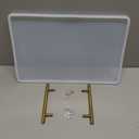 RESINWORLD 14" x 9" x 0.5" XL Large Rectangle Mold, Deep Serving Tray Mold with Handles, Wedding Flower Mould for Resin