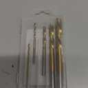 7PCS M35 Cobalt Left Hand Drill Bits Set for Removing Broken Stubs, Bolts and Screws, Reverse Twist Drill Bits, 5/64",7/64",5/32",1/4",19/64"