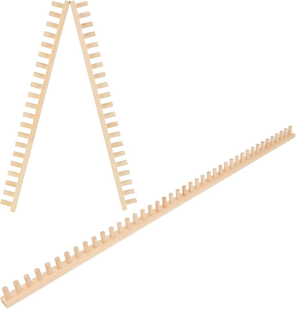 QWM 72 Chunky Blankets Loom Knitting Looms Long Installation Free and Adjustable Foldable Portable Extra Loom Large 38,48,60, 72,84,96 Inch