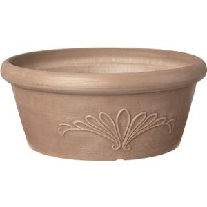 Arcadia PSW Pot TA30TP Collection Shallow Bulb Pan Planter Dish Low Bowl for Succulents, Bonsai, Fairy Gardens, Herbs, 12-inch, Taupe