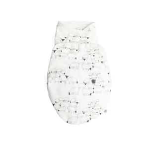 Ergobaby Swaddle Wrap, Original Swaddler, Sheep (White)