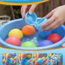 10Pcs Reusable Water Balloons for Kids & Family Outdoor Play – Quick Fill, Soft Silicone, Easy to Collect, No Magnets, Perfect for Yard, Pool Beach Games, Summer Water Toys