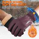 Rivmount Winter Waterproof Ski Snow Warm Gloves for Women Men, Windproof Cold Weather Thermal with Touchscreen Fingers, for Running Driving Cycling Hiking Biking Outdoor Sports Daily Work, Medium