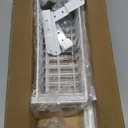 Delamu Pantry Door Organizer, Adjustable Metal Over the Door Pantry Organizer Rack, 6-Tier Over the Door Spice Rack, Kitchen Pantry Door Organizers and Storage, D5 W12 H52.1 inch, White, Small