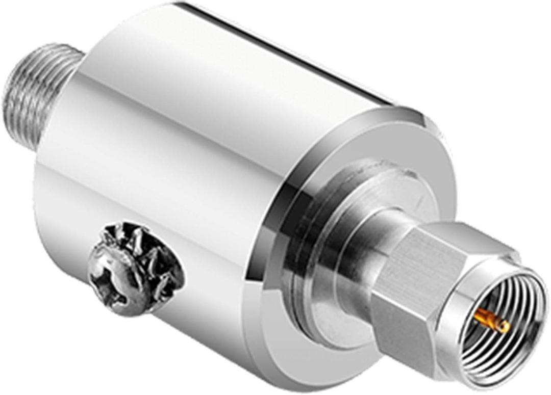 SureCall Lightning Protector for Rg6 Or Rg11 Cable - Silver (75 Ohm)