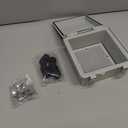 Joinfworld Outdoor Electrical Box Waterproof IP67 6X6 Plastic Project Box Enclosure Weatherproof for WiFi Electronics Solar Network Marine Outside with Stainless Steel Hinged (5.9"x5.9"x3.5")